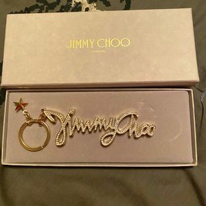 BNWT Authentic Jimmy Choo Key Chain/ bag charm